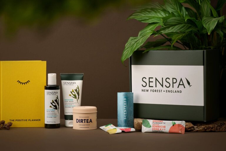 Gift box for digital detox spa break at Careys Manor Hotel & SenSpa